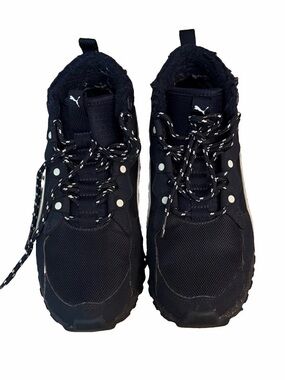 Puma Pacer Next SB WTR Women's Size 10 Navy Blue Winter Sneaker Boots 366936-06